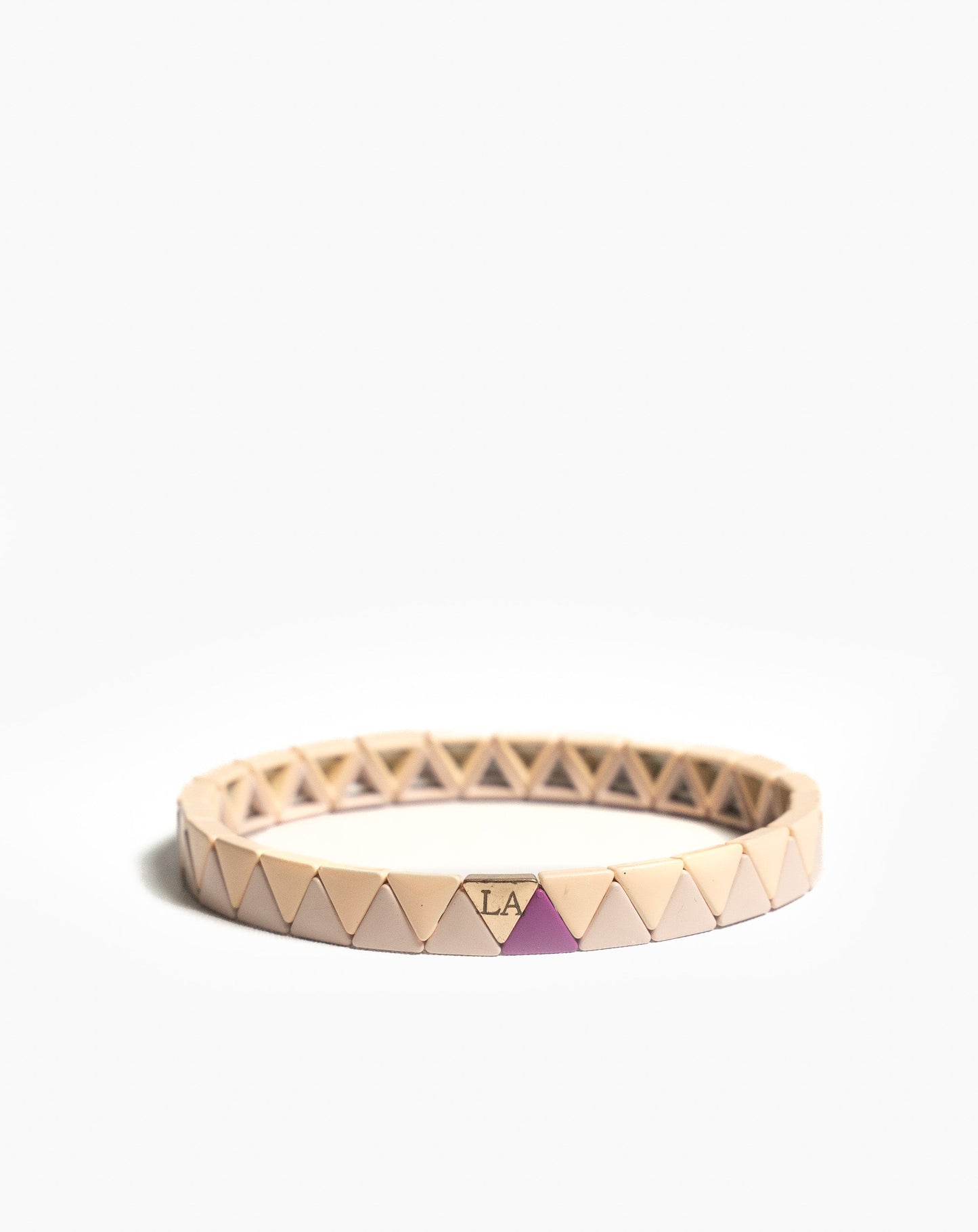Triangles Bracelet - Cream - Cream / One Size - Novelty