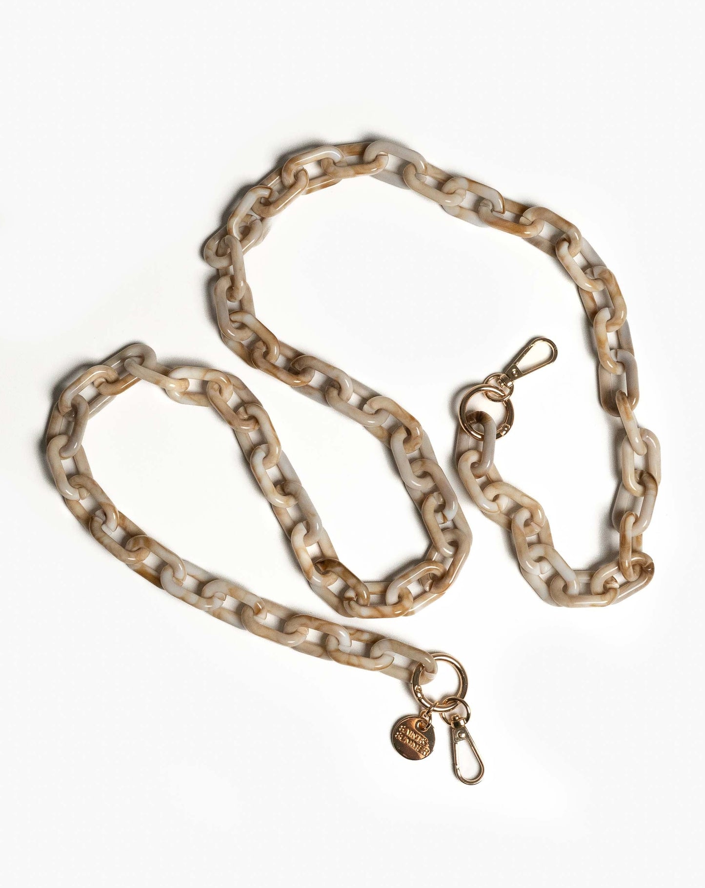 Long Phone Chain - Cream - Cream / One Size - Novelty