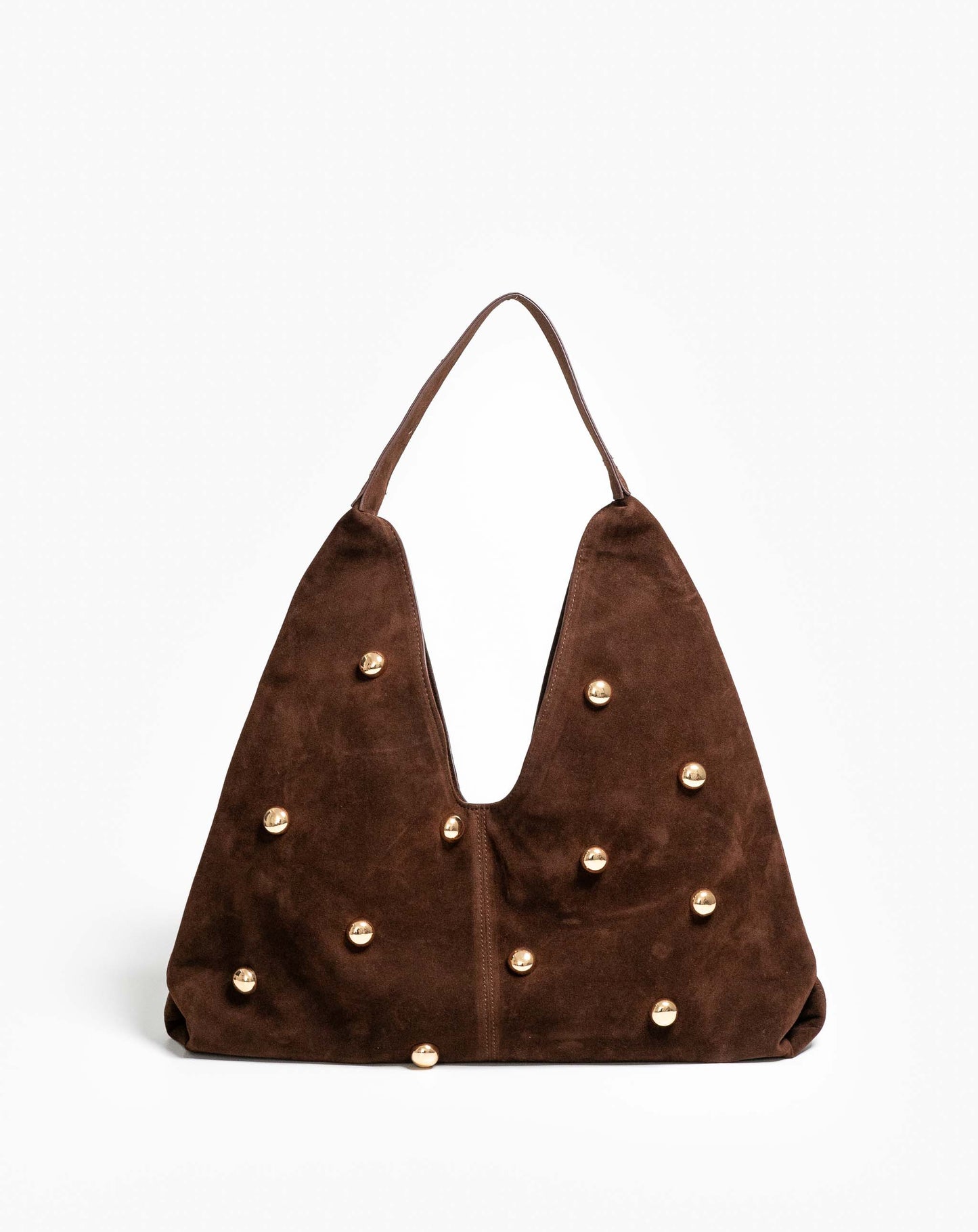 Ladies Anani Slouch Tote With Studs