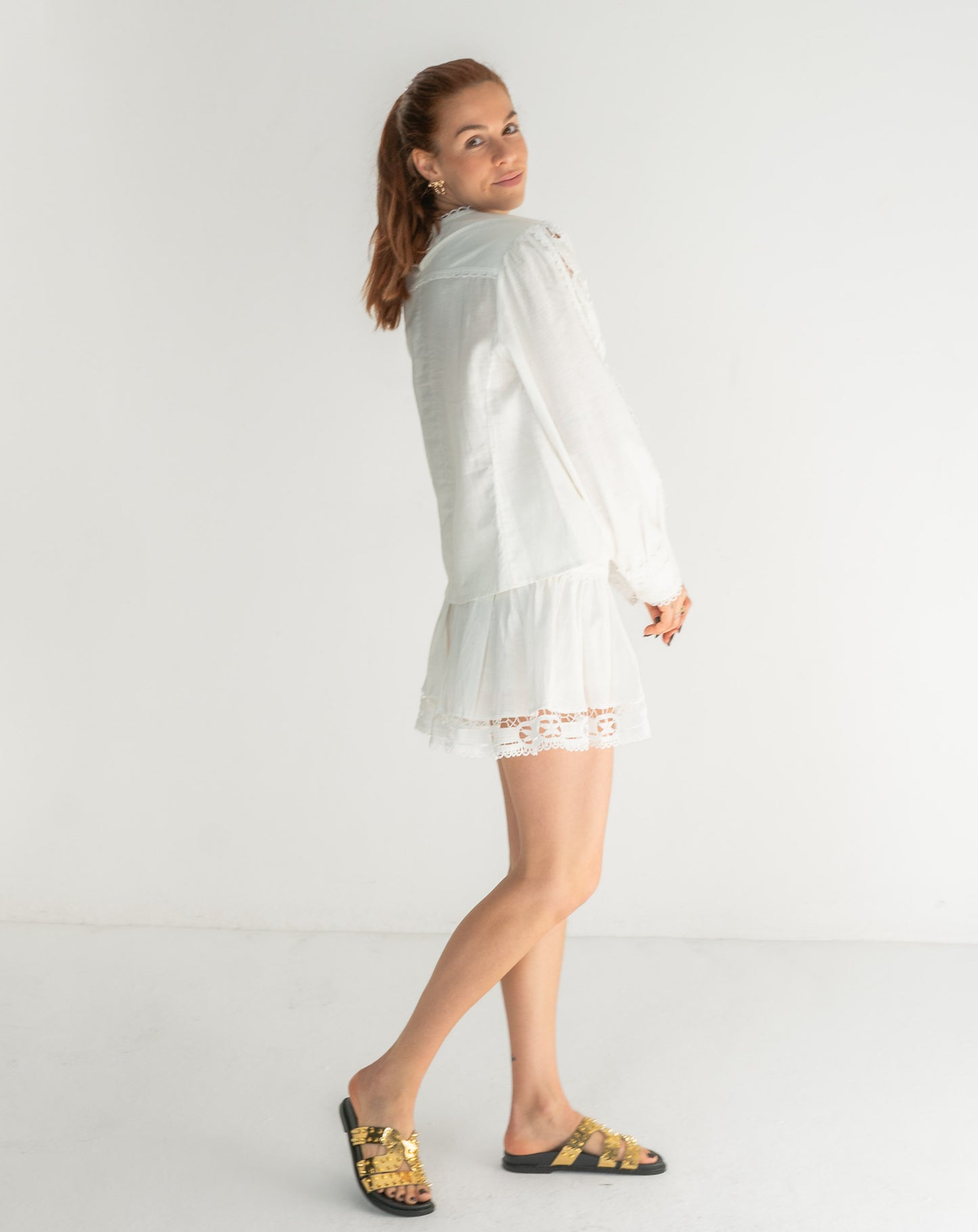 Ladies Serena White Shirt