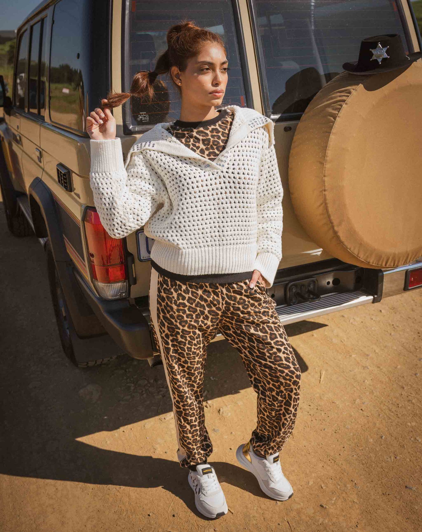 Ladies Frost Diamante Sweater