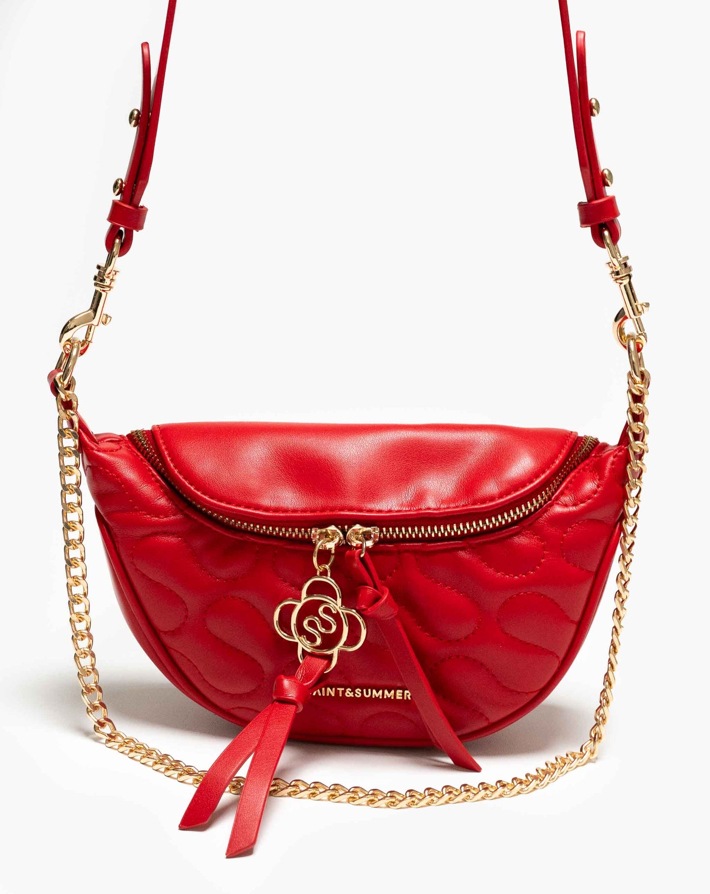 Vagabond Embroidered Bum Bag With Shoulder Chain