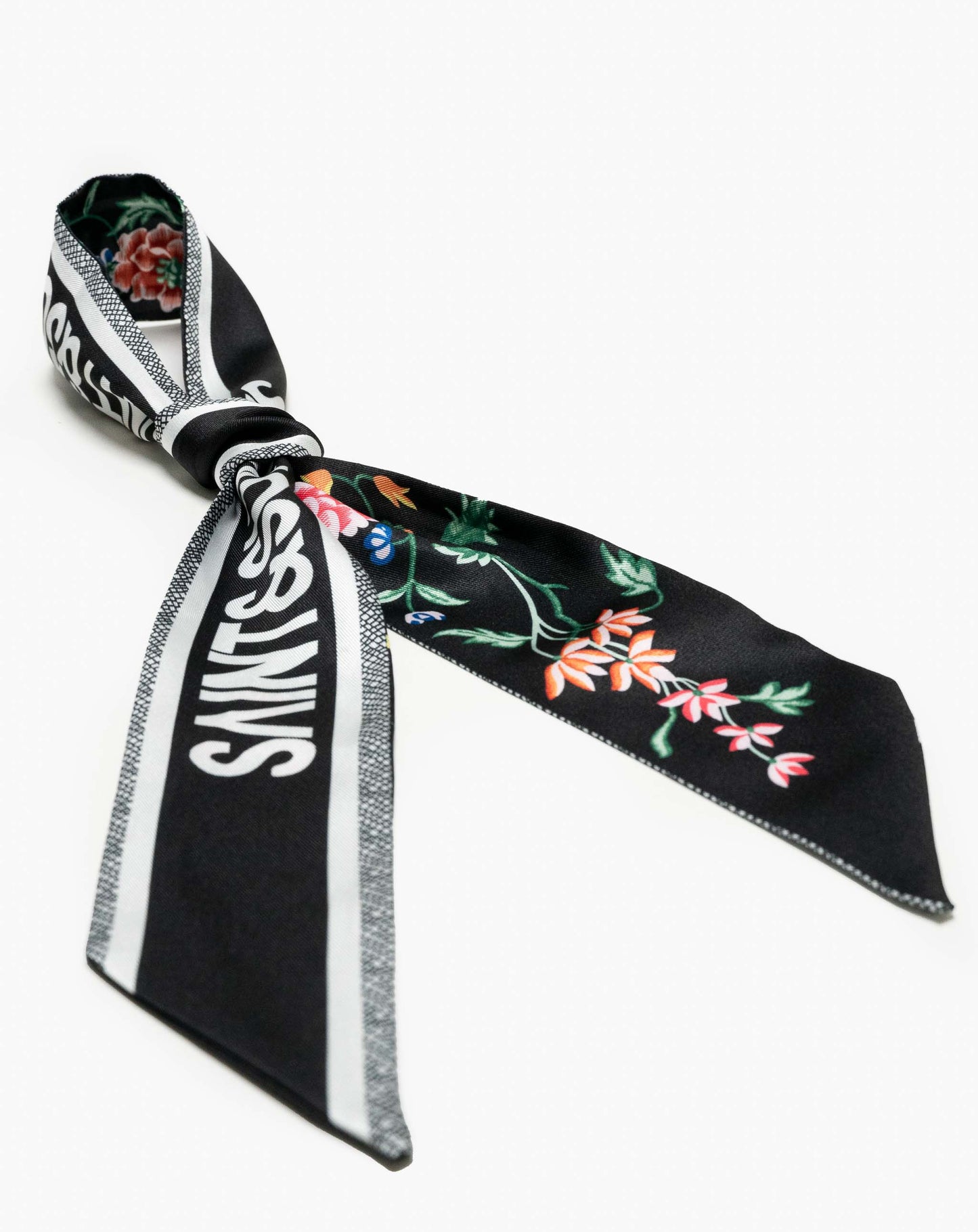 Fioranza Twill Floral Scarf with S&S logo