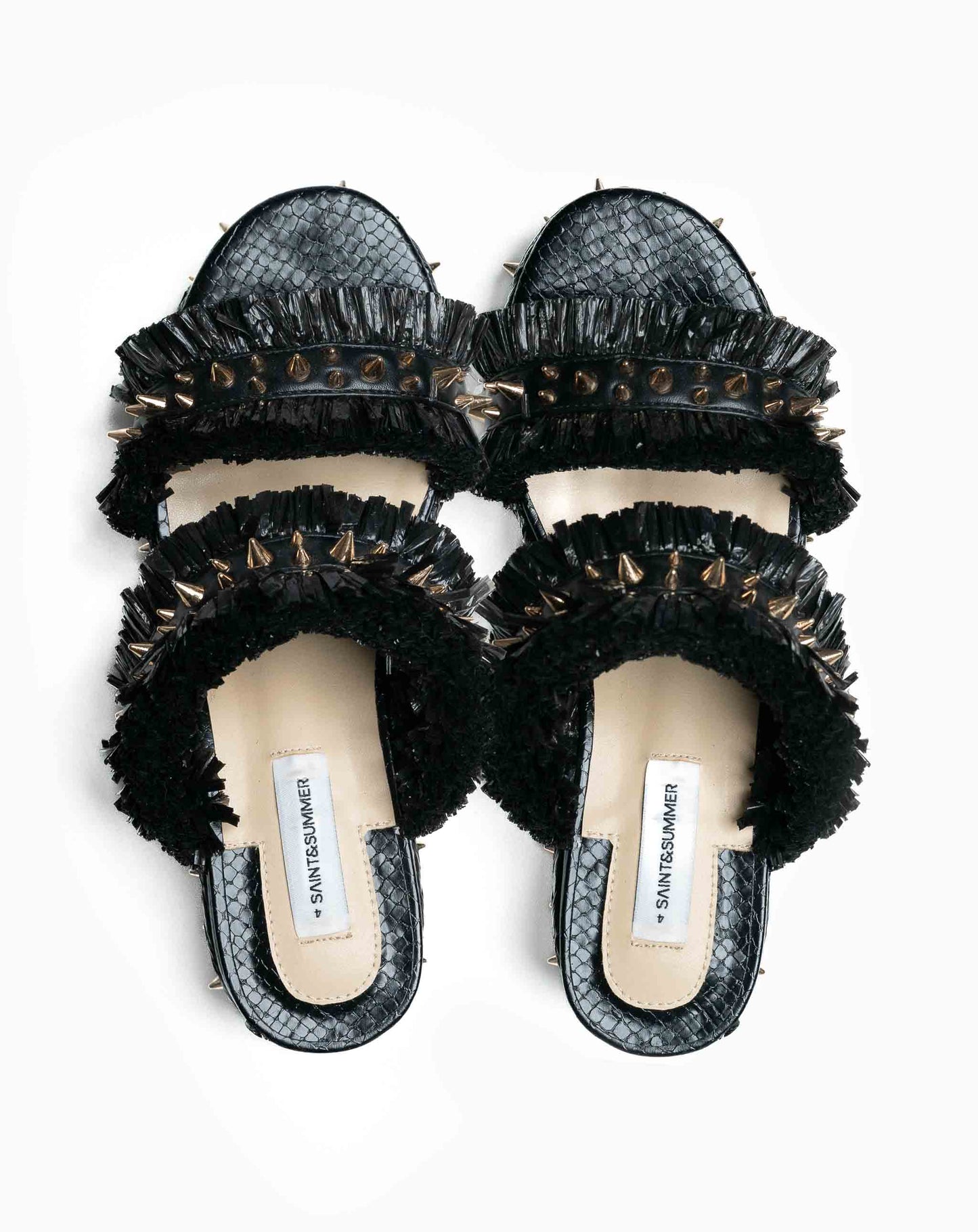 Ladies Terra Raffia Wedge Heels