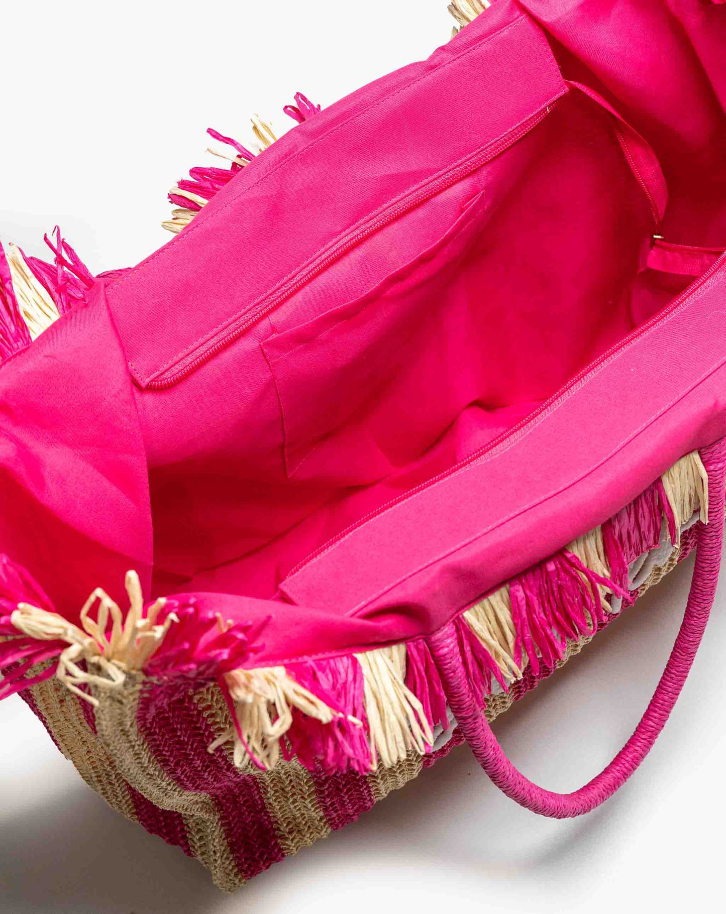 Ladies Lula 2 Tone Basket Bag