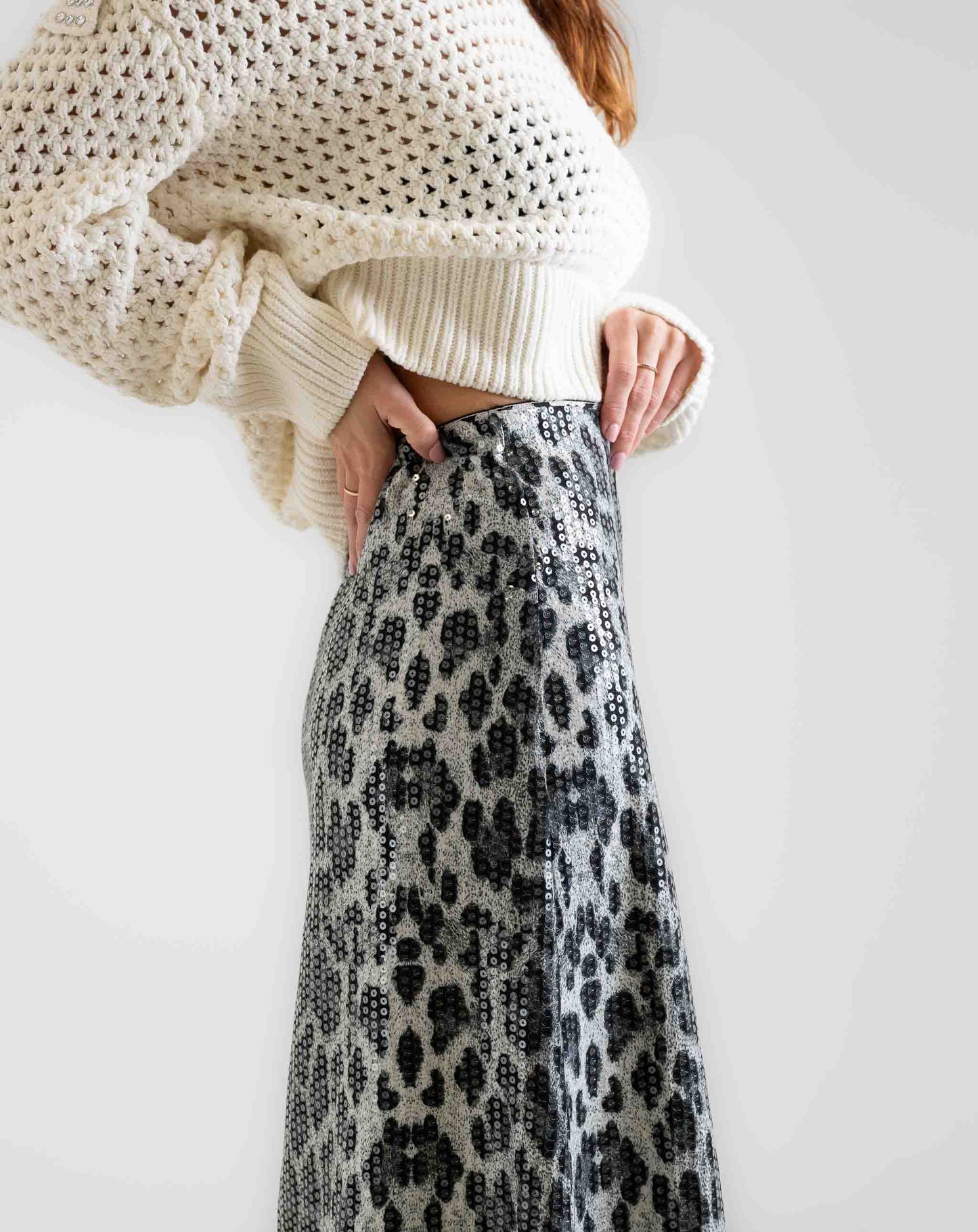 Ladies Moonlit Leopard Print Skirt - Skirts