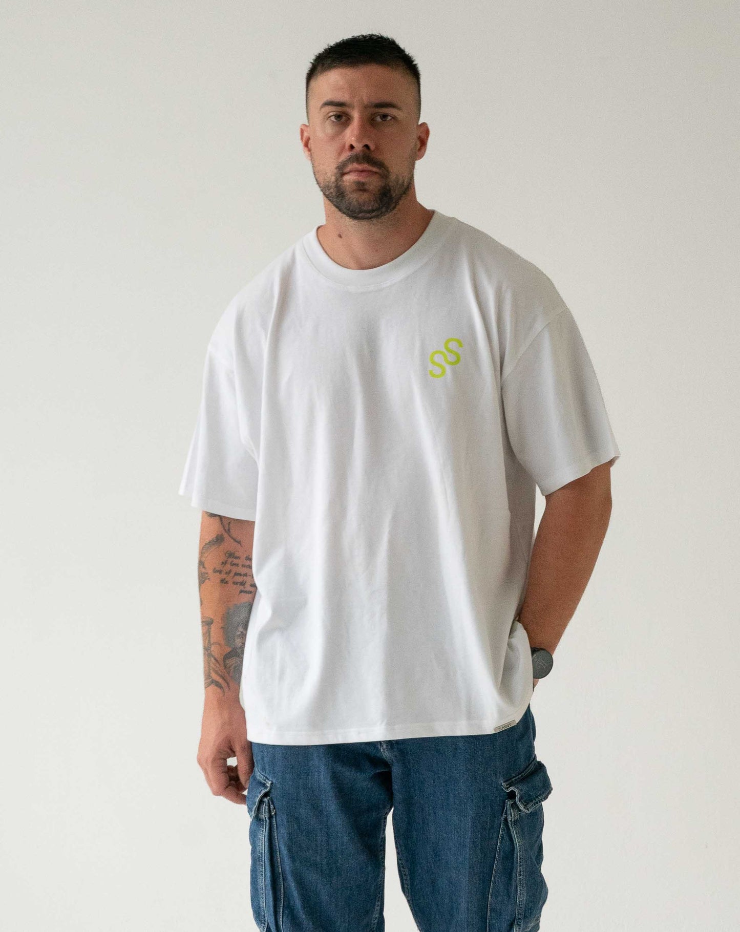 Unisex T-Shirt White - Lime Logo