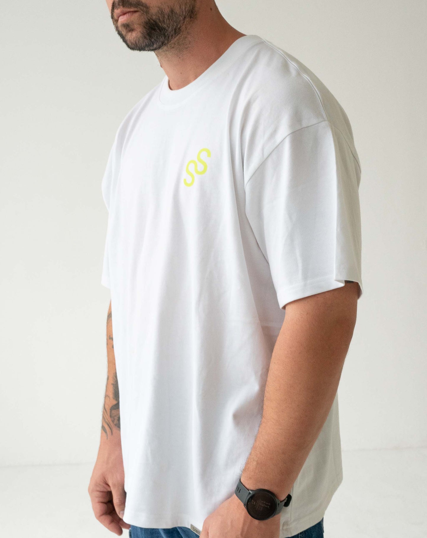 Unisex T-Shirt White - Lime Logo