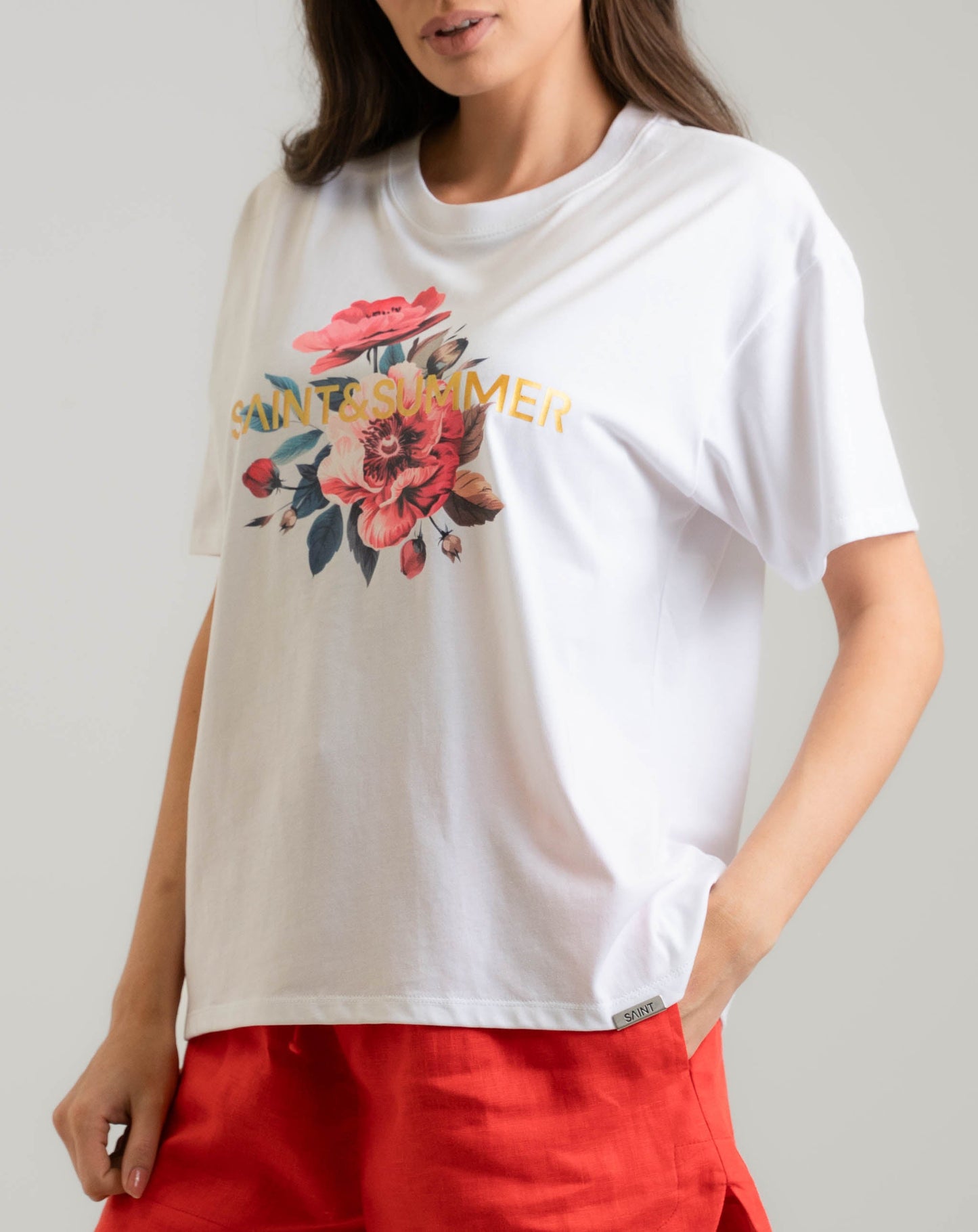 Fiore Printed Tee - Knit Tops