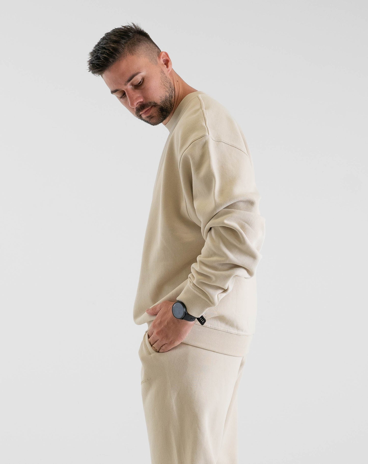 Unisex Basic Sweater - Ivory - Knitwear