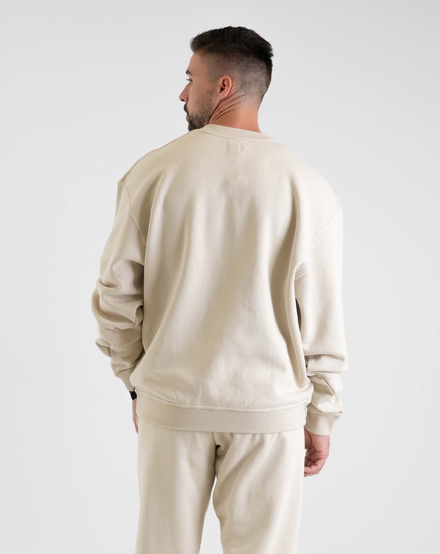 Unisex Basic Sweater - Ivory - Knitwear