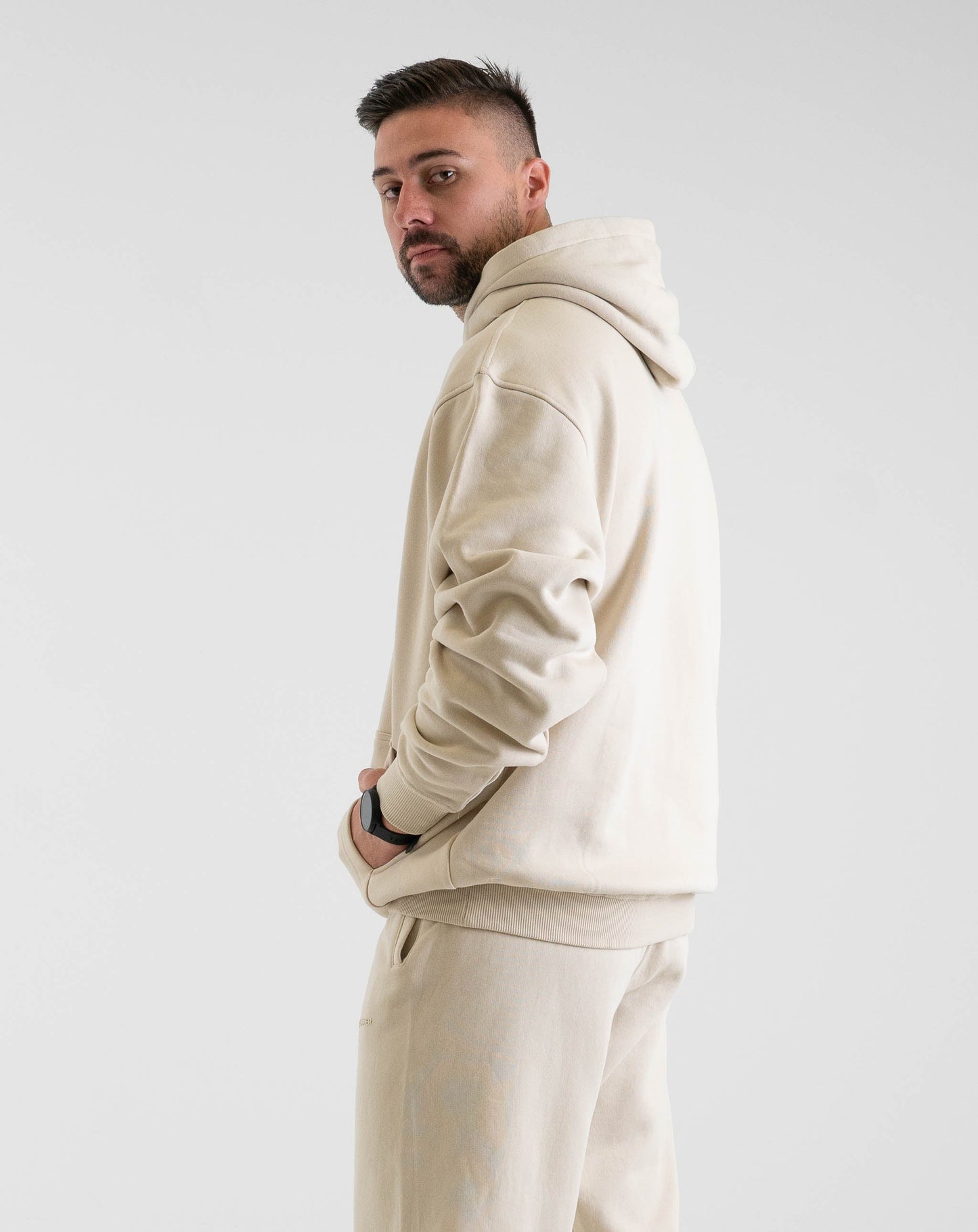 Unisex Basic Hoody - Ivory - Knitwear