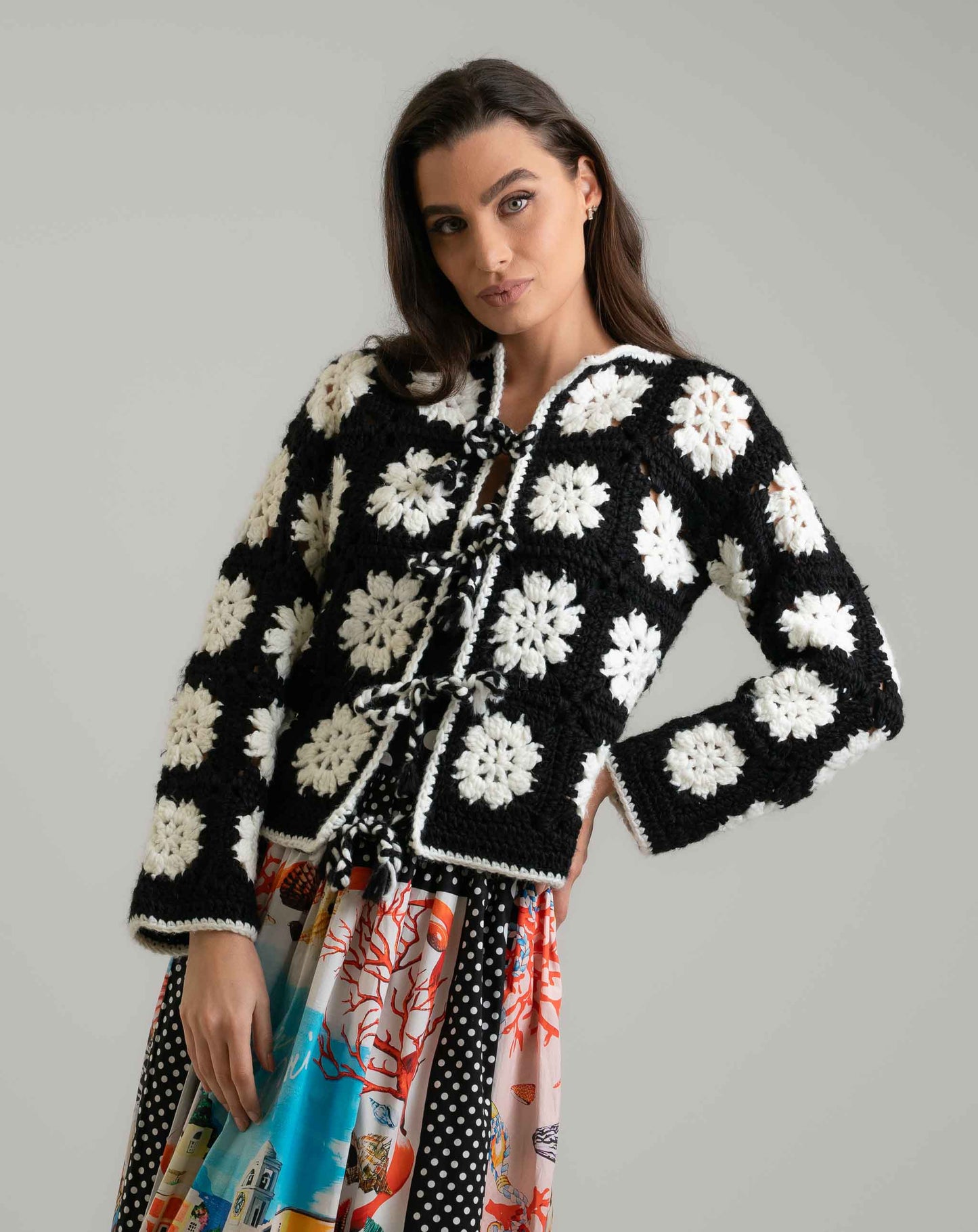 Ladies Daisy Cardigan - Knit Tops
