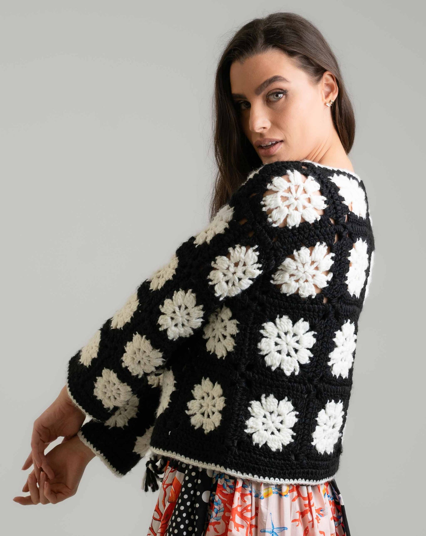 Ladies Daisy Cardigan - Knit Tops