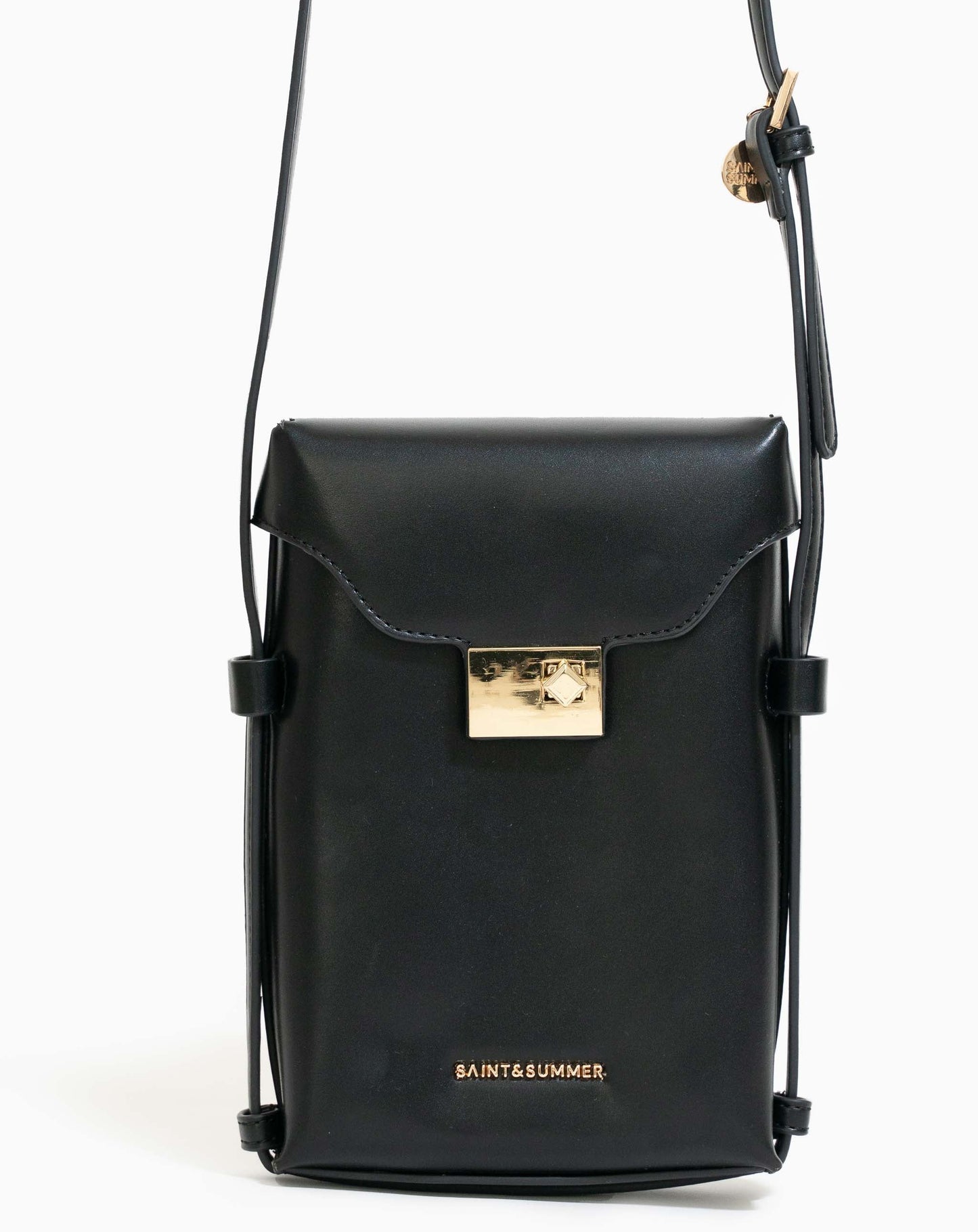 Ladies Gemma Cellphone Pouch - Black - Bags