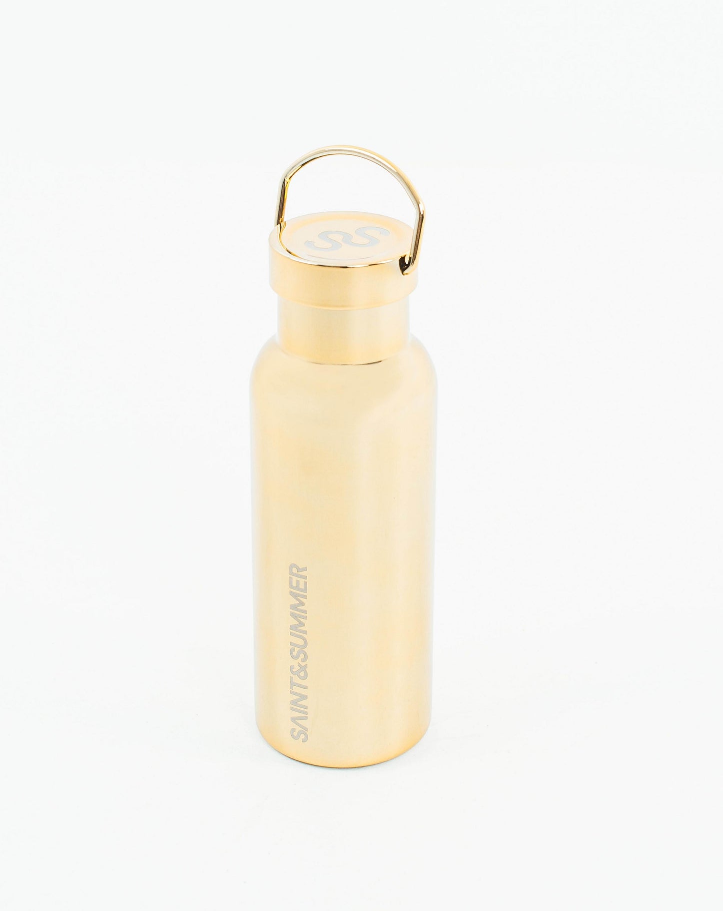 Unisex Gold Water Bottle 2 | SAINT&SUMMER