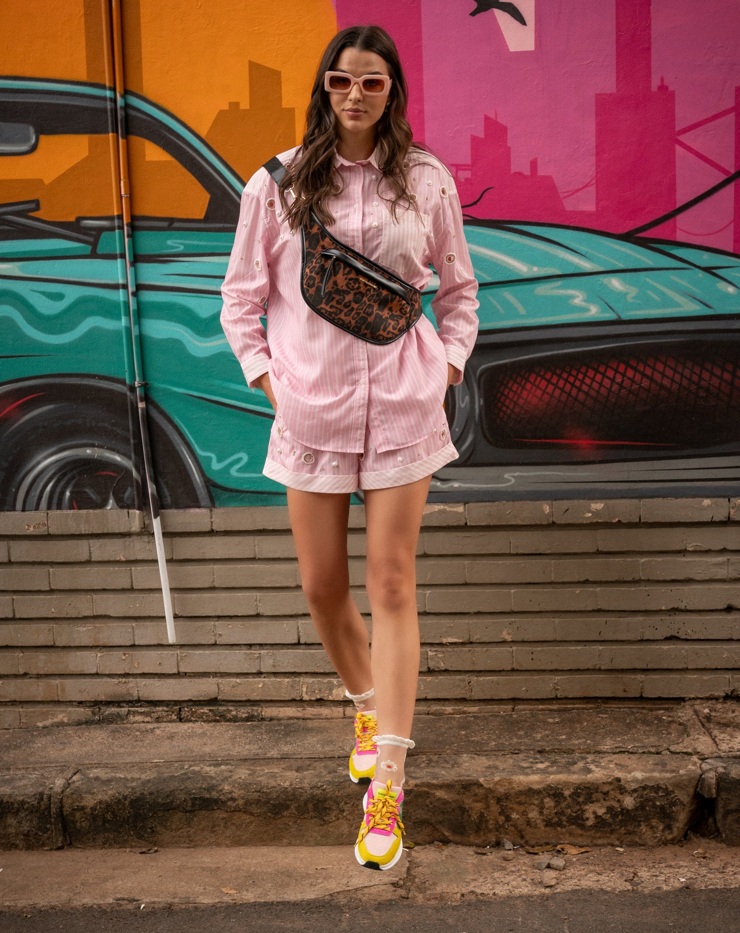Ladies Paola Pink Shirt