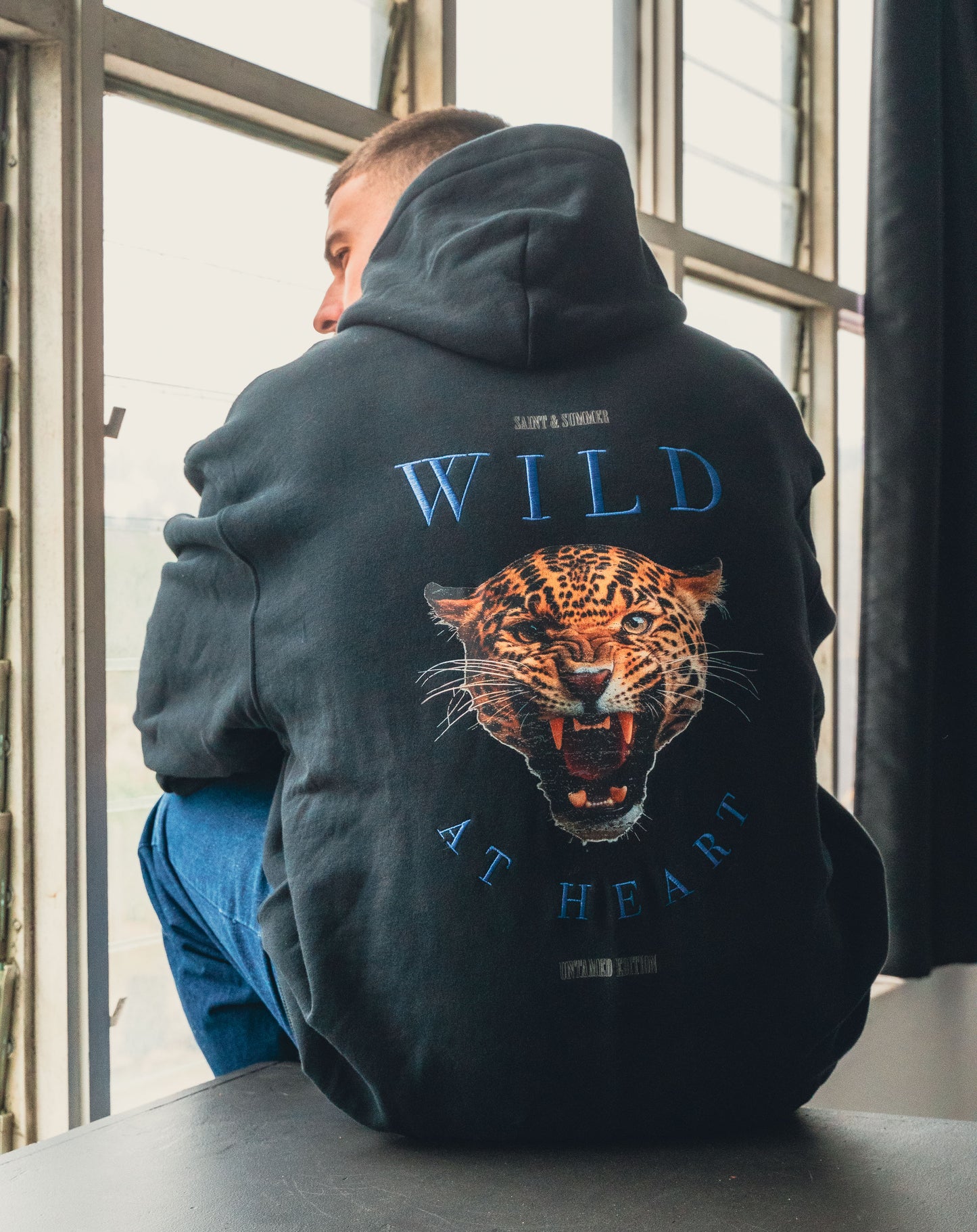Unisex Wild Hoodie - Black