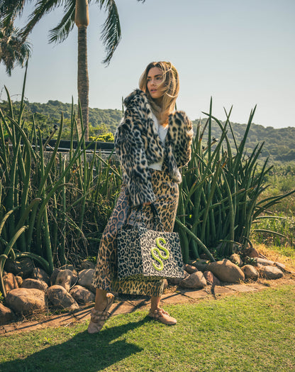 Ladies Maraya Leopard Tote Bag