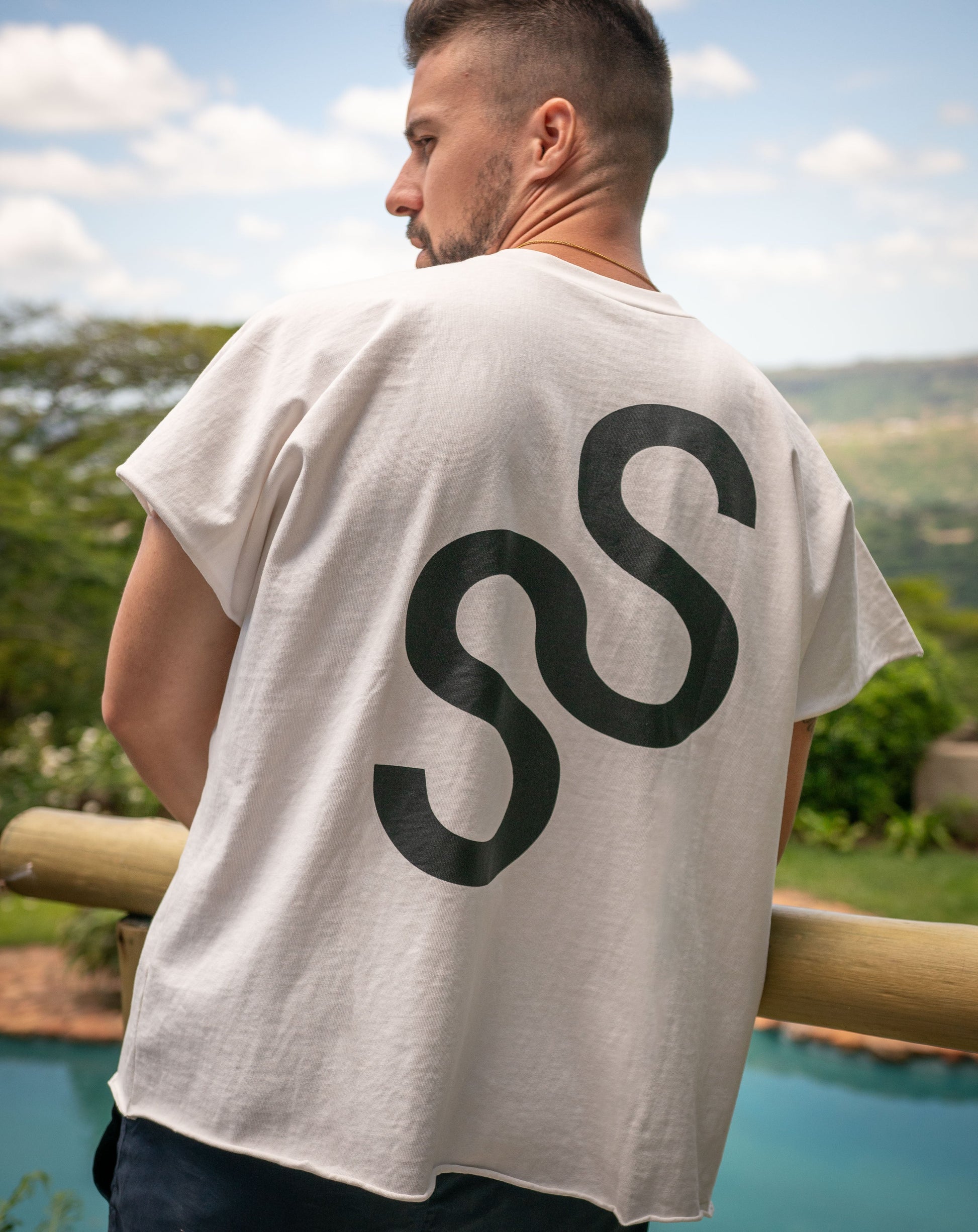 Unisex Boxy Tee White - Knit Tops