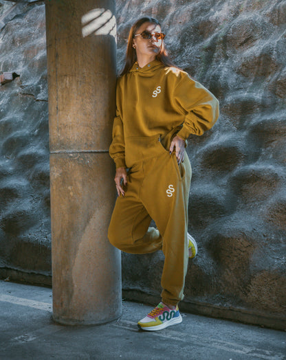 Unisex Spurred Fleece Hoodie