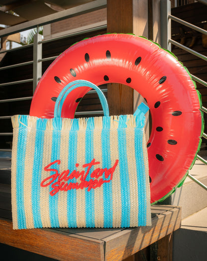 Ladies Lula 2 Tone Basket Bag