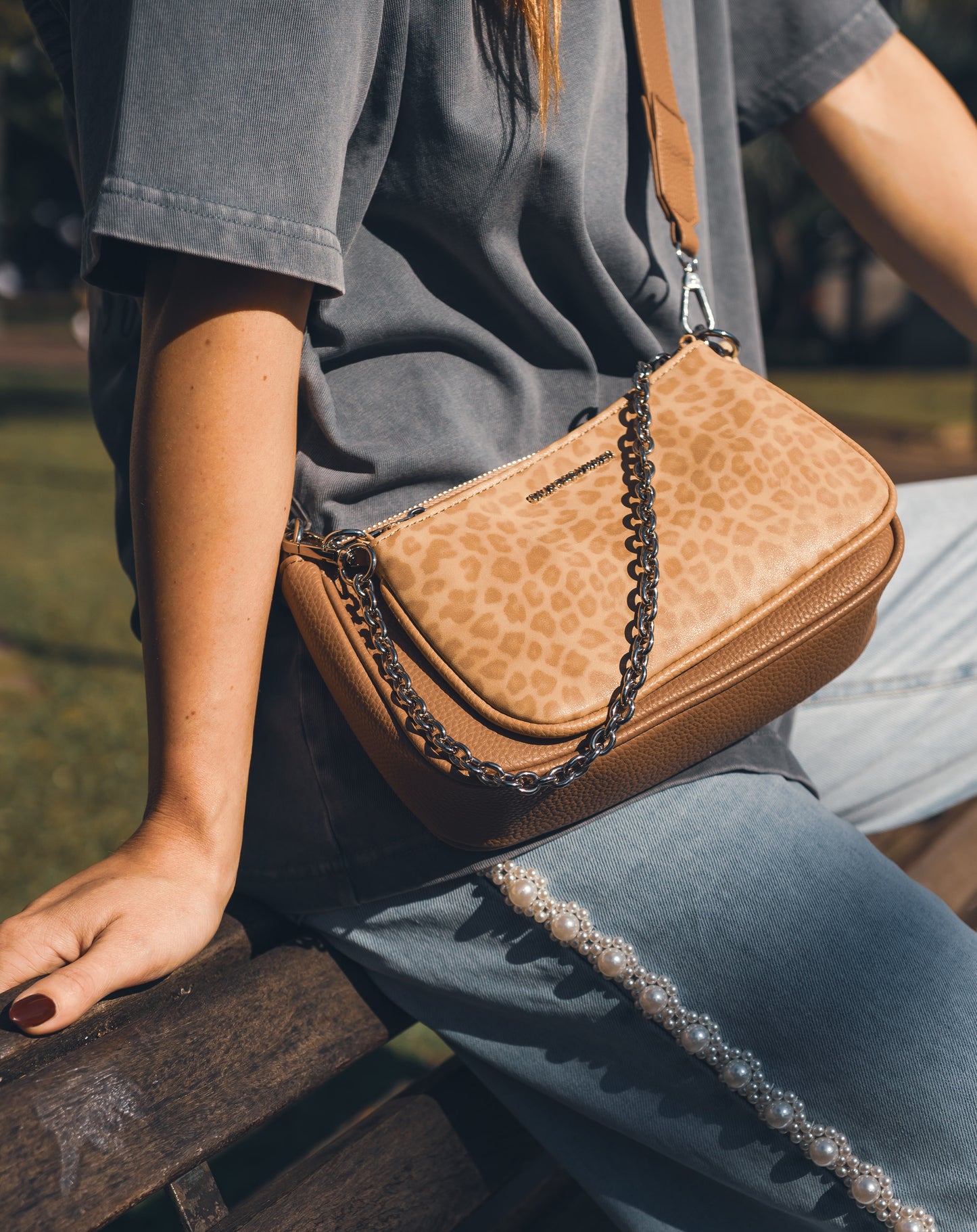Chui Double Pouch Crossbody Bag
