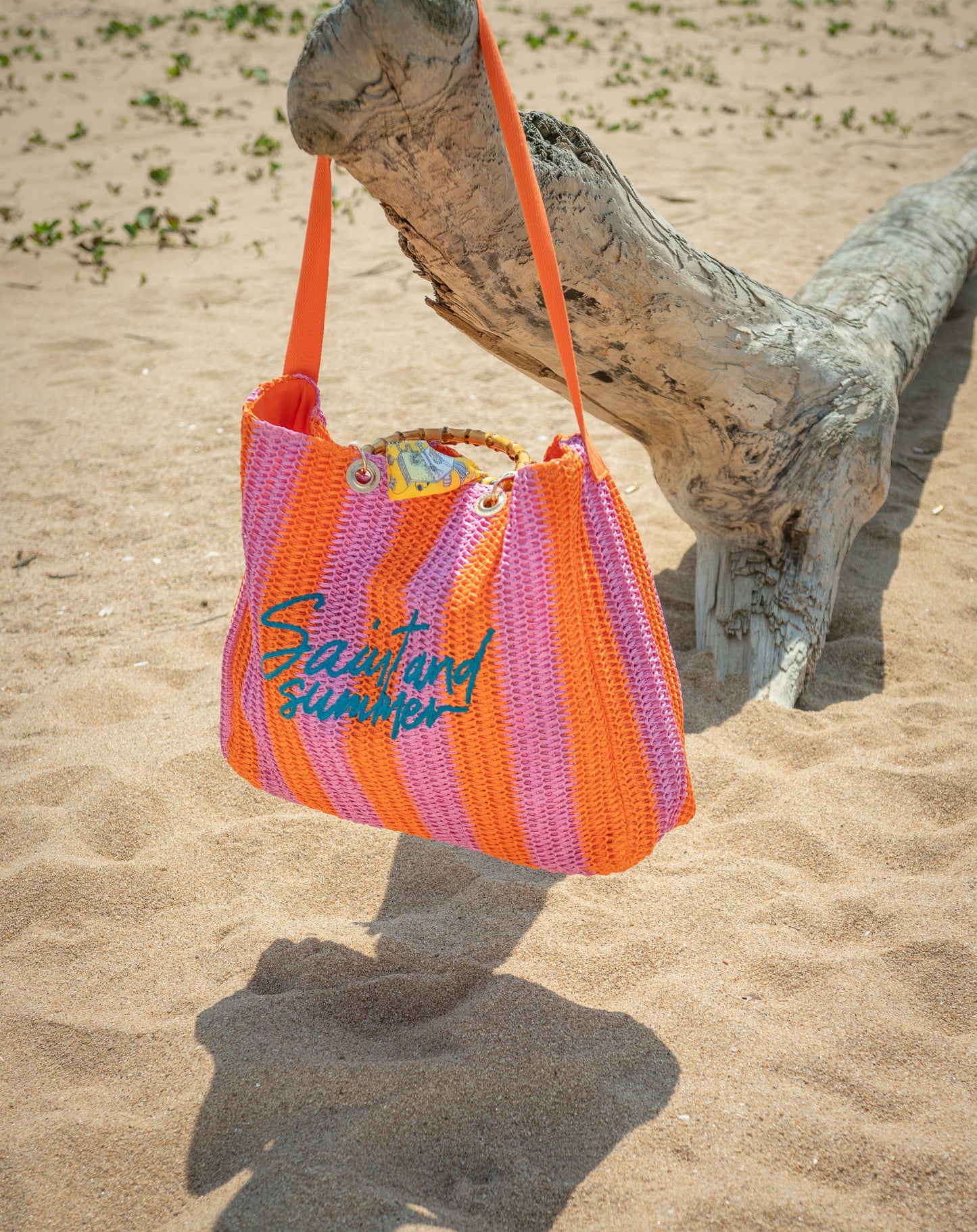 Ladies Jua 2 Tone Basket Bag
