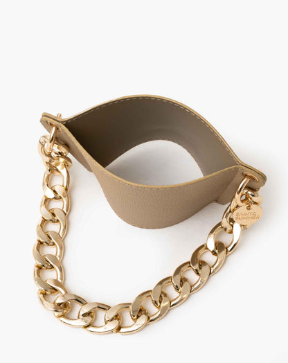 Ladies Chain Coffee Carrier - Gold - Novelty