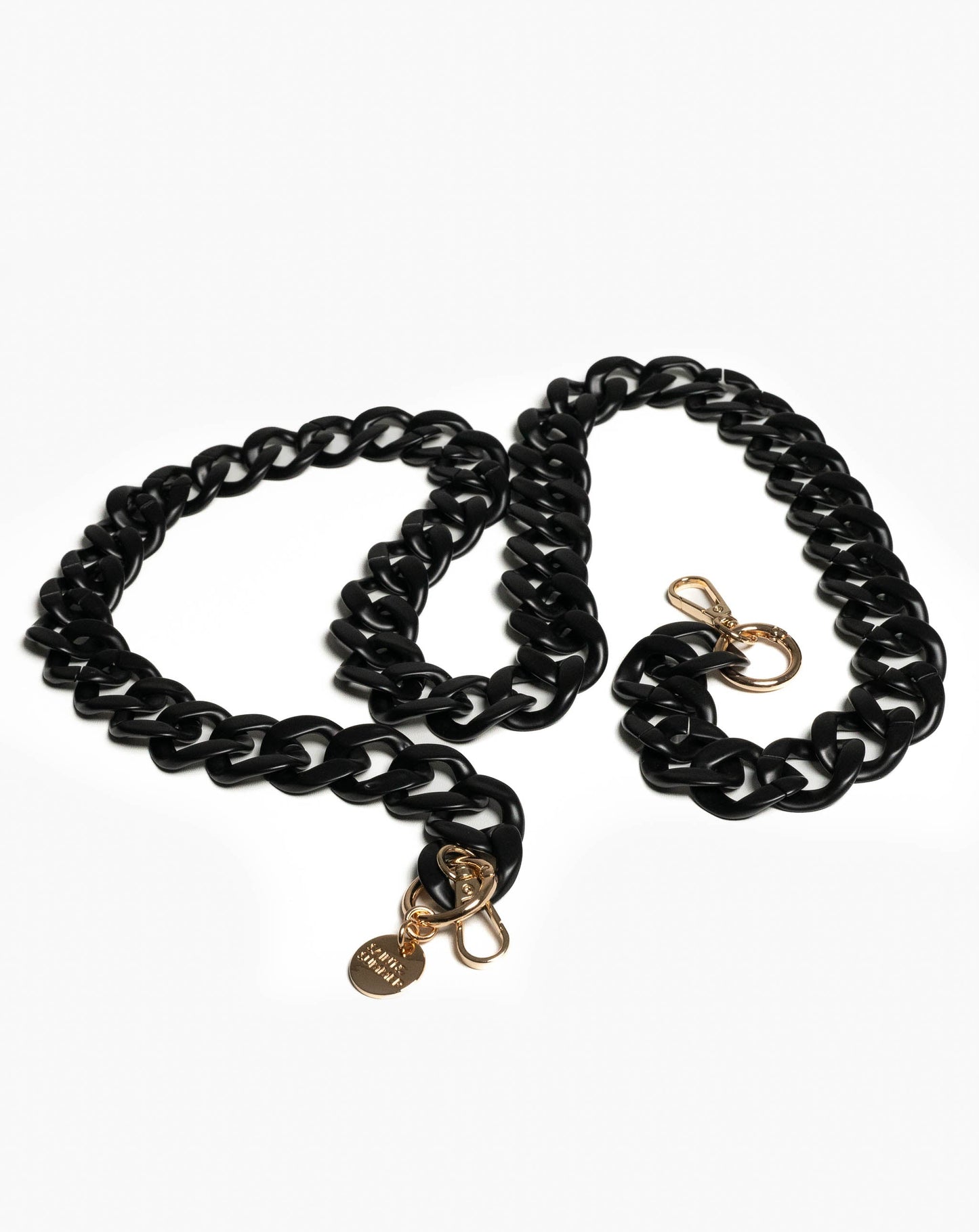 Long Phone Chain - Black - Black / One Size - Novelty