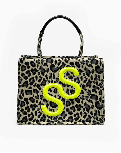 Ladies Maraya Leopard Tote Bag