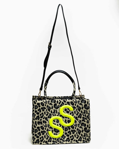 Ladies Maraya Leopard Tote Bag