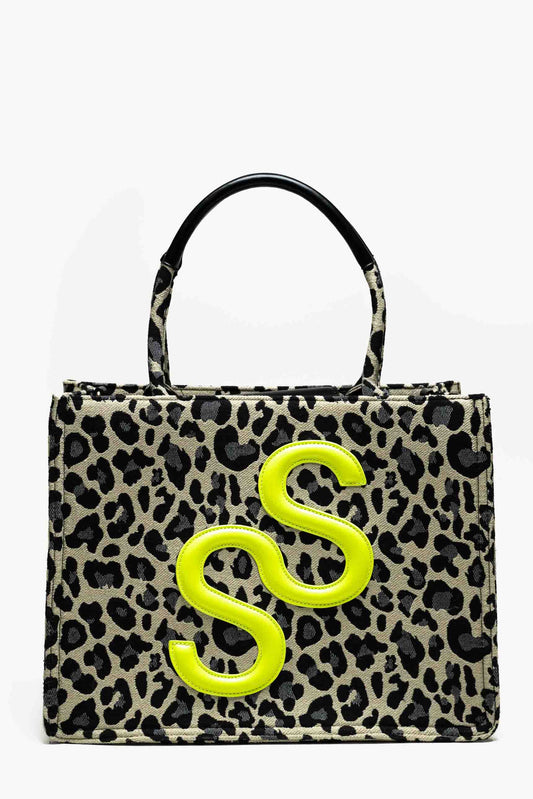 Ladies Maraya Leopard Tote Bag