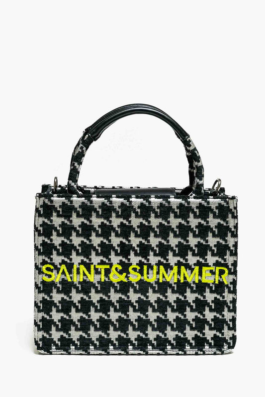 Ladies Dame Houndstooth Tote Bag