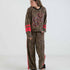 Ladies Zyra Red Logo Leopard Sweater