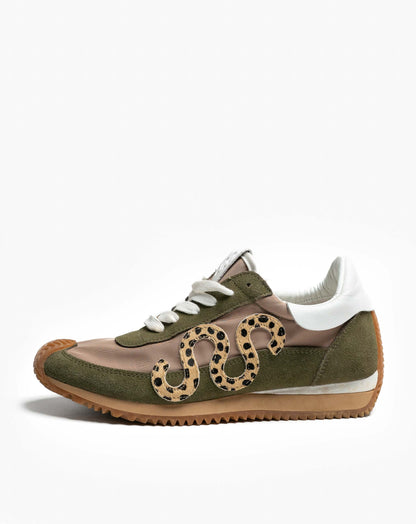 Ladies Fia Khaki Sneaker