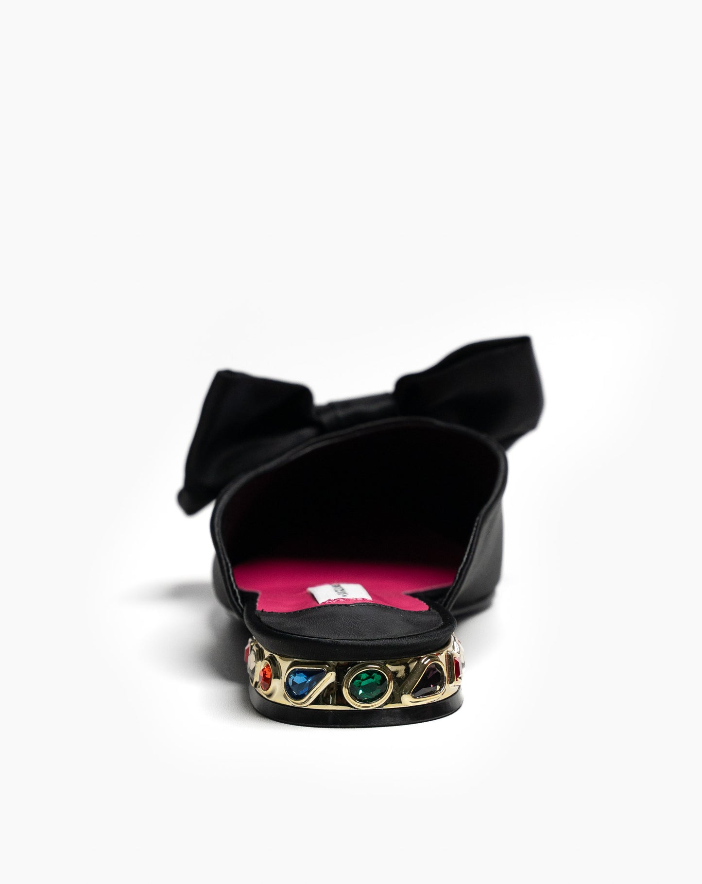 Ladies Kori Bow Mule With Embellished Heels