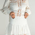 Ladies Serena White Skirt