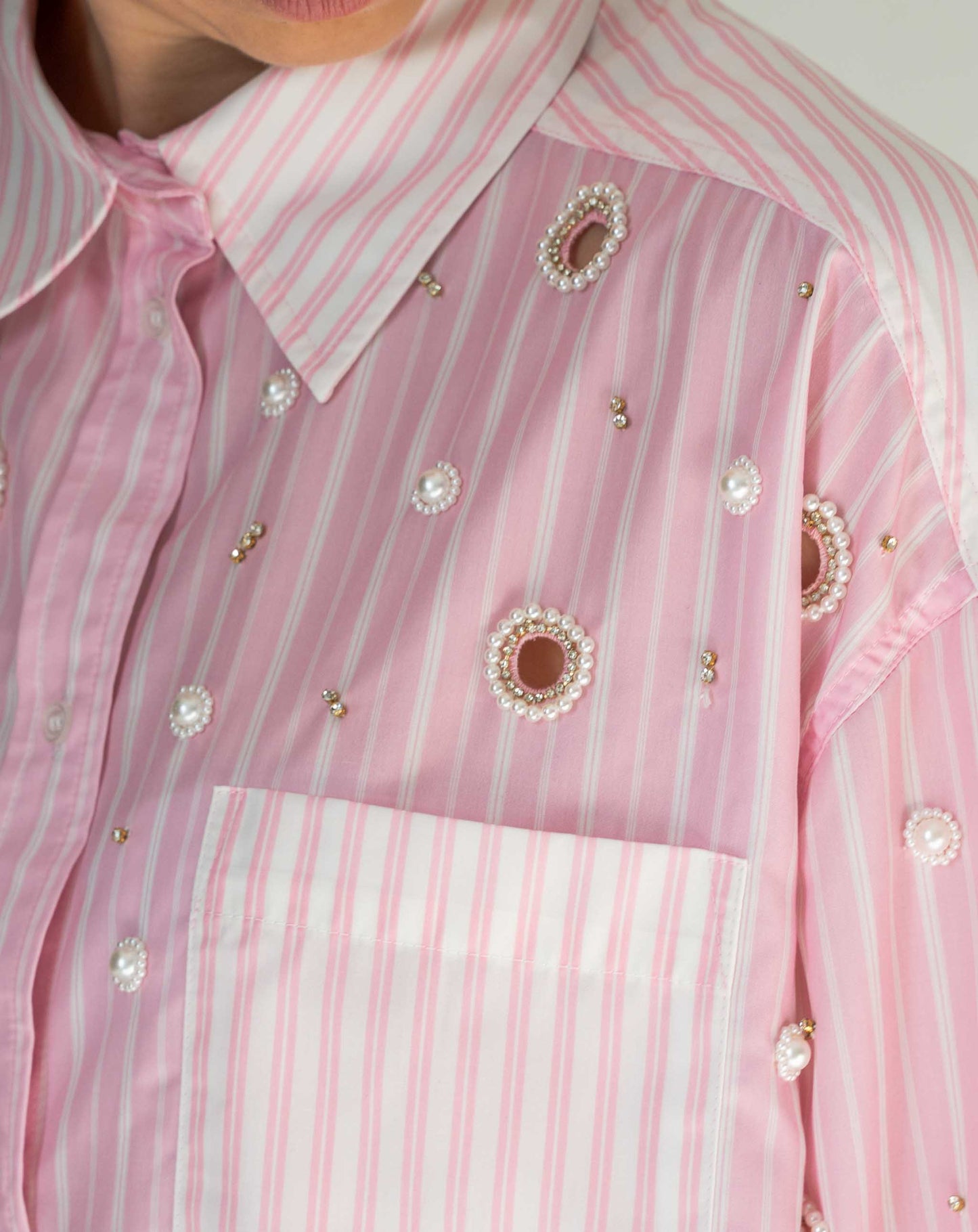 Ladies Paola Pink Shirt
