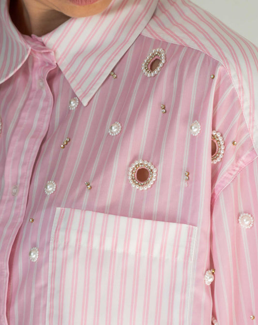 Ladies Paola Pink Shirt