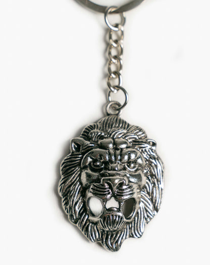 Lion Keyring - Silver - Keyring