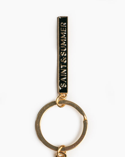 Leopard Keyring - Gold - Keyring