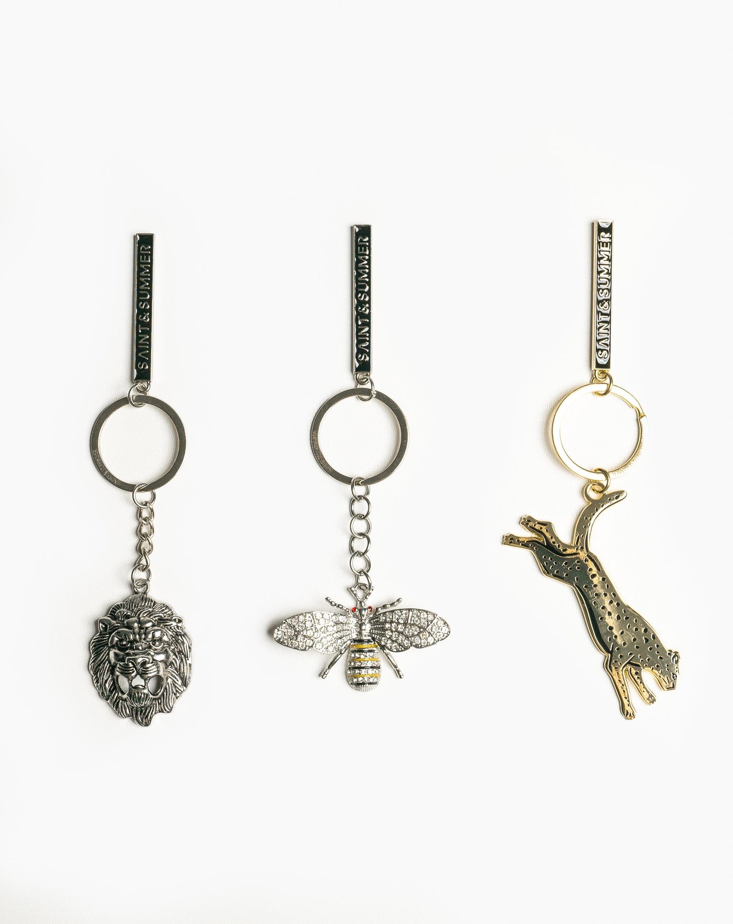 Lion Keyring - Silver - Keyring