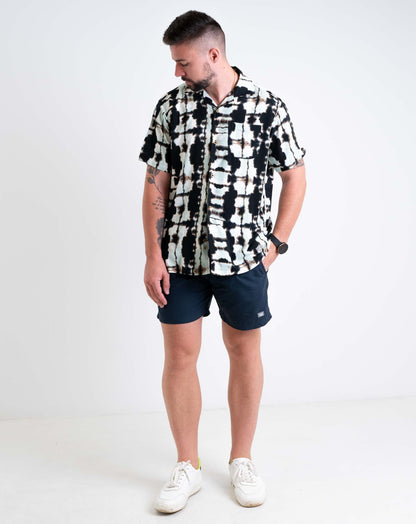 Men’s Printed SS Shirt - Woven Tops