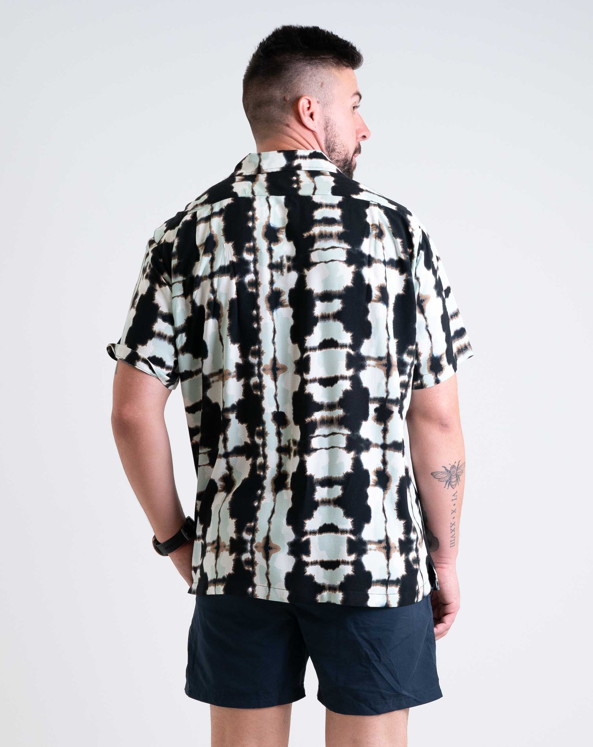 Men’s Printed SS Shirt - Woven Tops