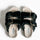 Aurora Furry Sandals Black - Flat Sandals