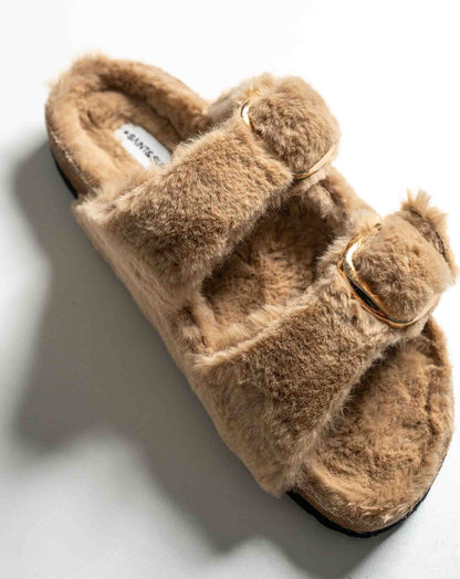 Ladies Aurora Furry Sandal