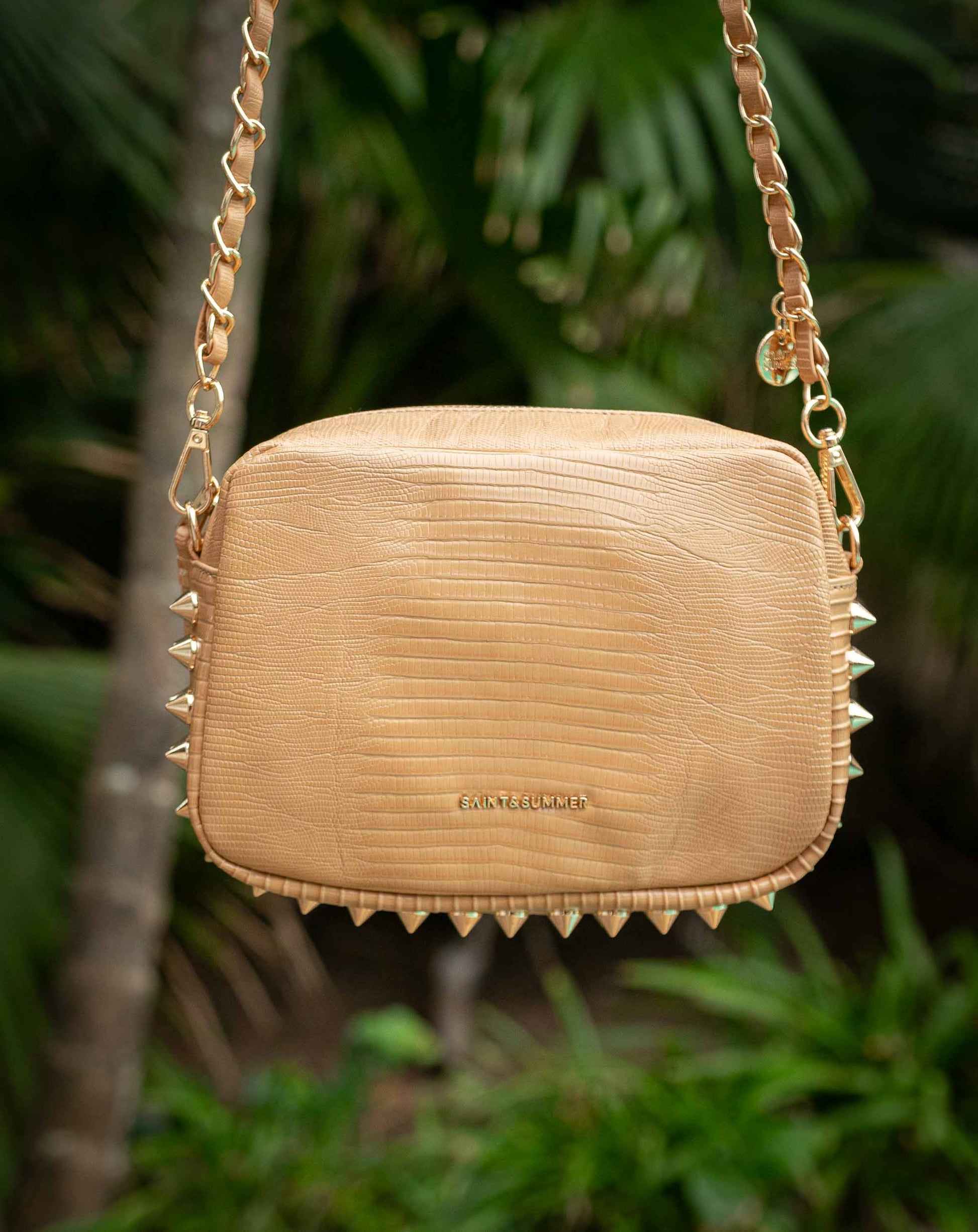 Ladies Massima Crossbody Bag - Camel - Bags