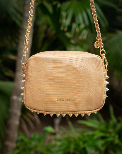Ladies Massima Crossbody Bag - Camel - Bags
