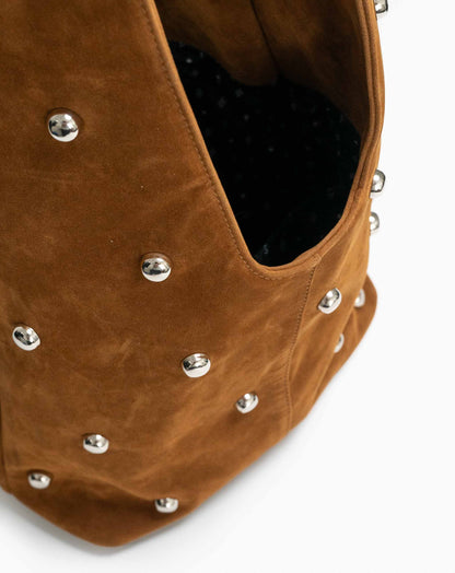 Ladies Allura Hobo Bag With Studs